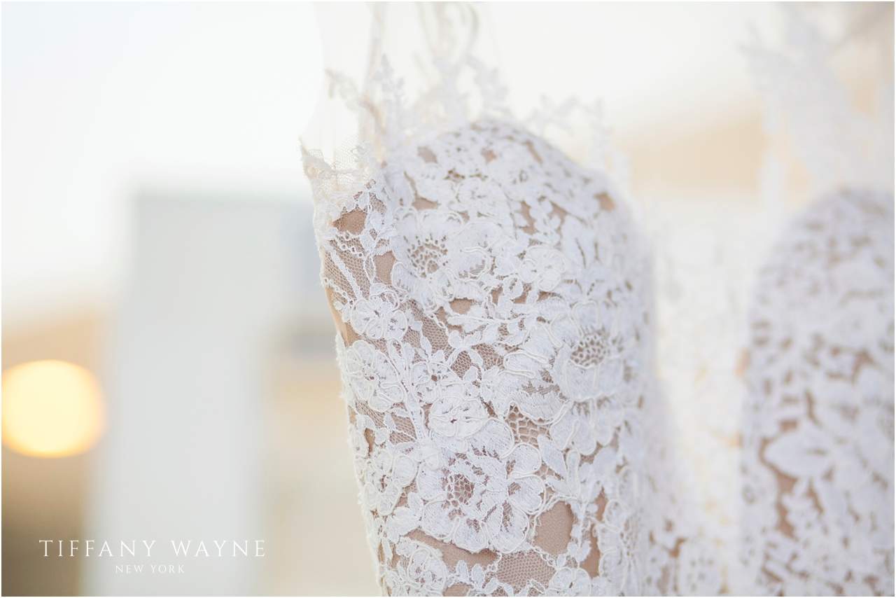 Franklin Plaza wedding dress with lace details