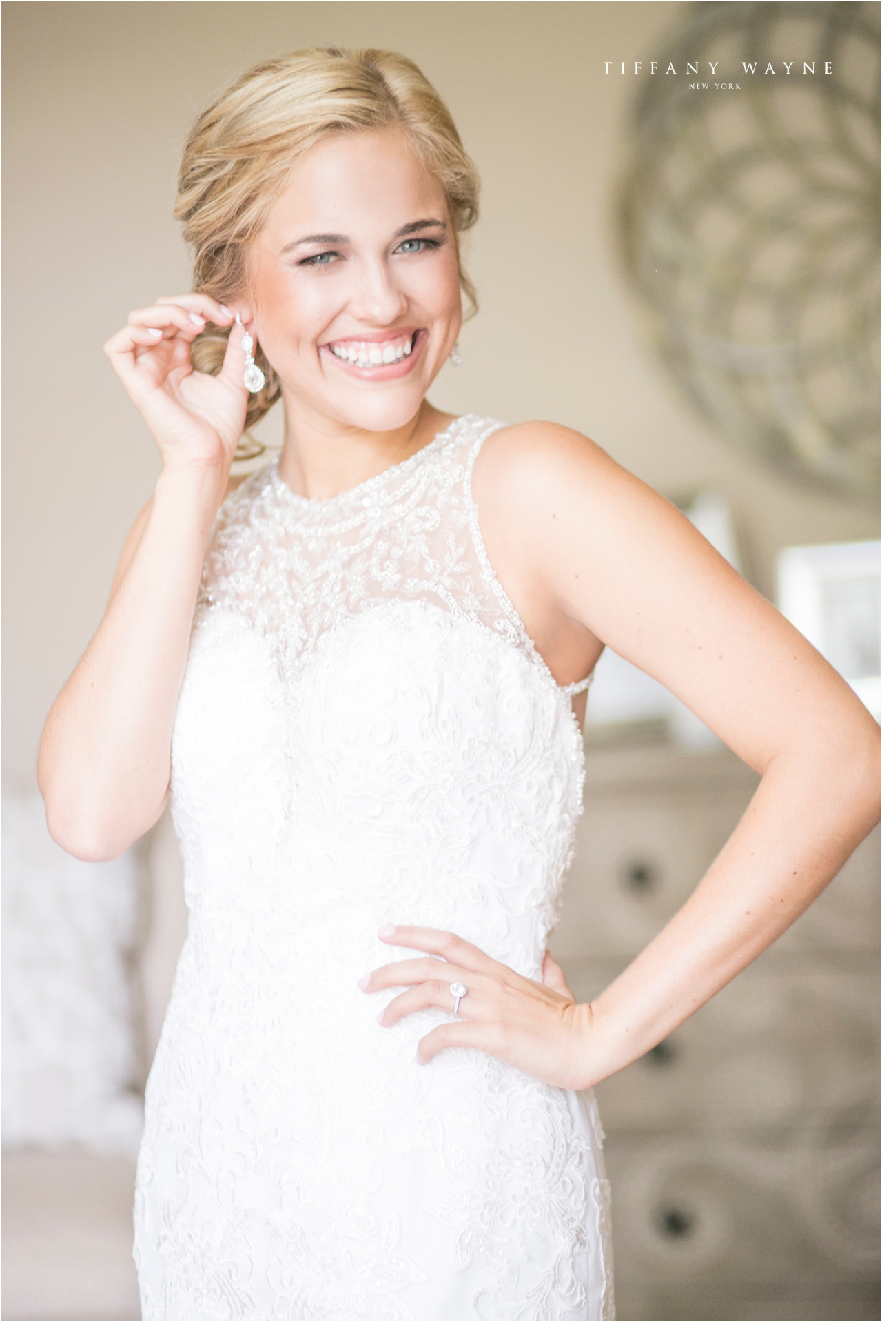 relaxed bride on stress free wedding day