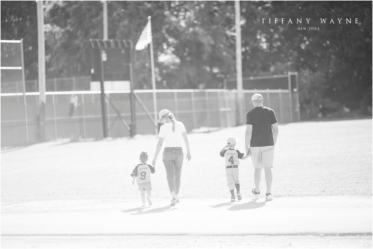 fathers day lifestyle session baseball field
