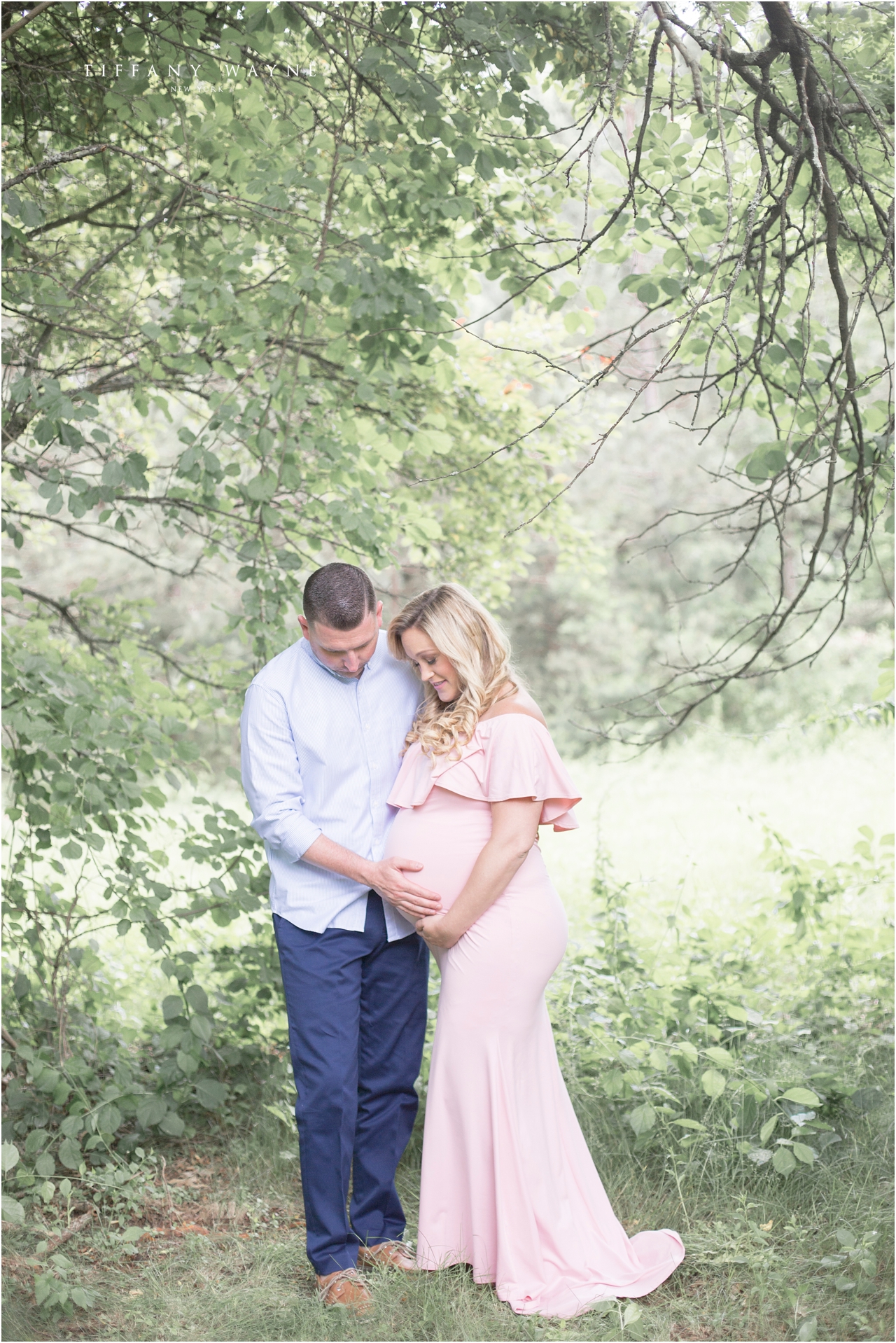 albany ny maternity photographer pink gown baby bump