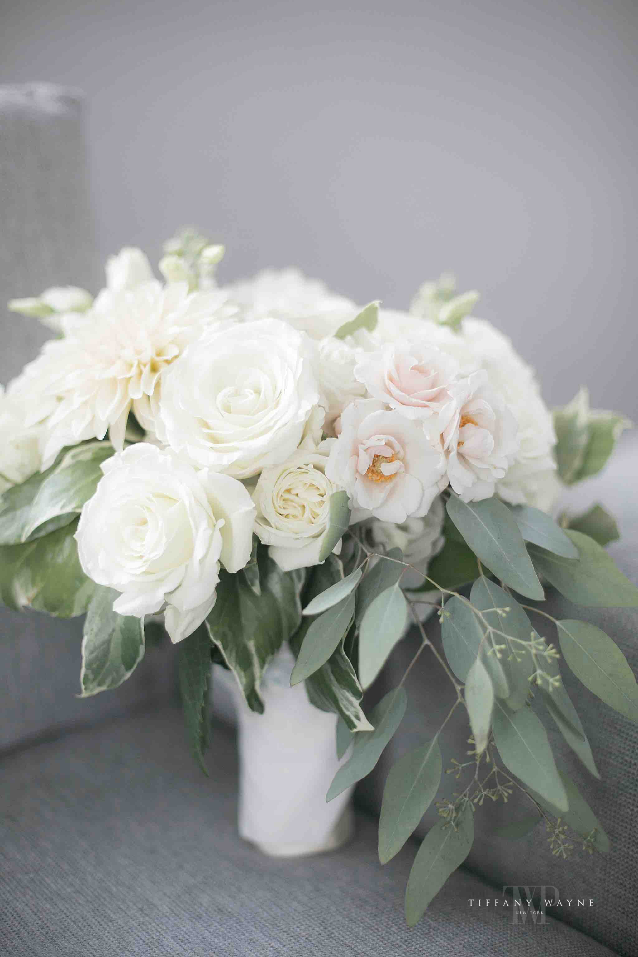 Ivory wedding bouquet by Renaissance Floral Design photographed by Tiffany Wayne Photography