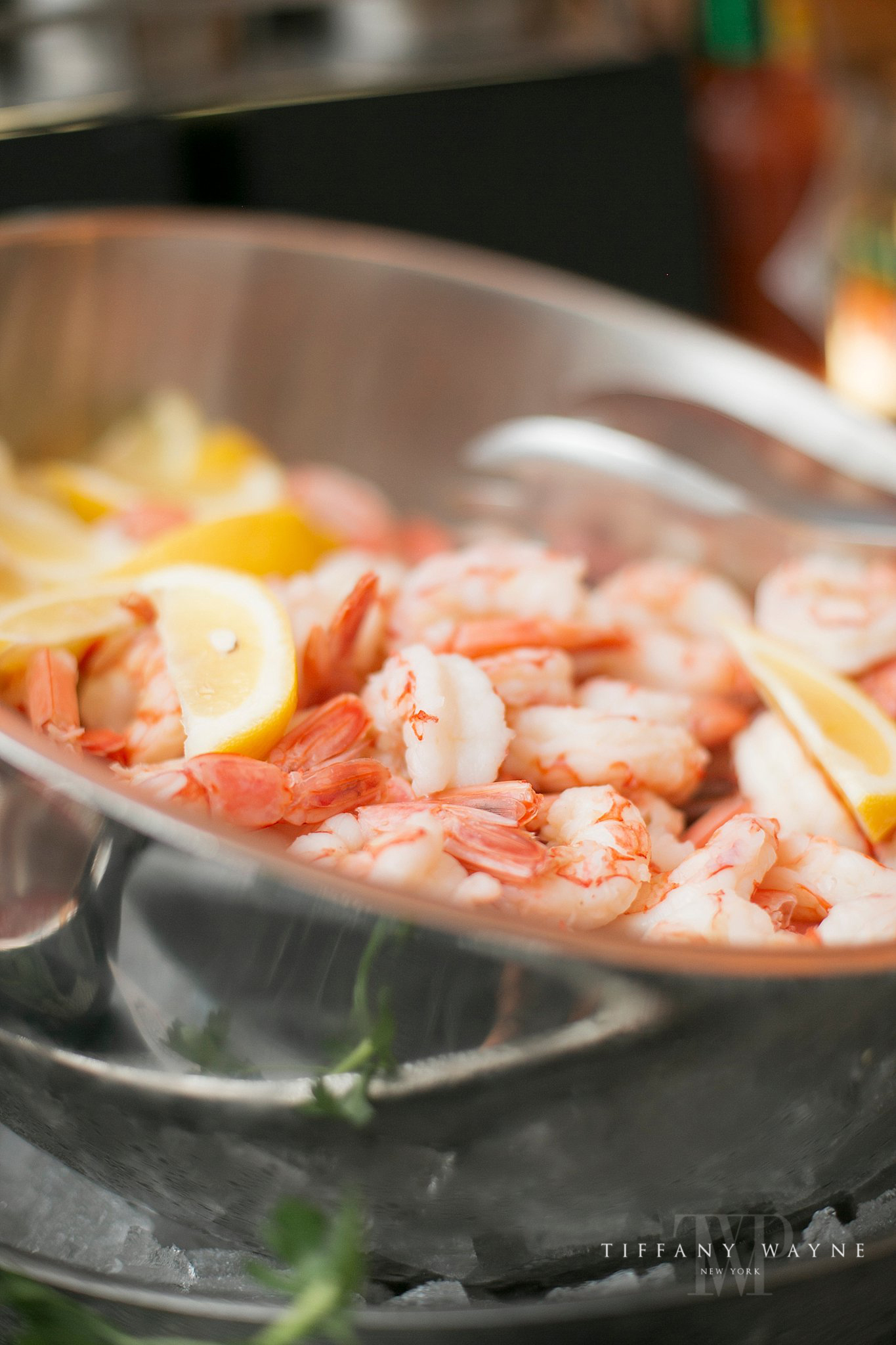 shrimp appetizer by Renaissance Hotel photographed by Tiffany Wayne Photography