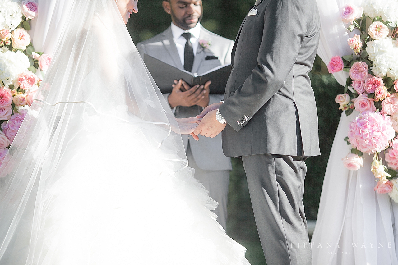 wedding ceremony photographed by wedding photographer Tiffany Wayne Photography