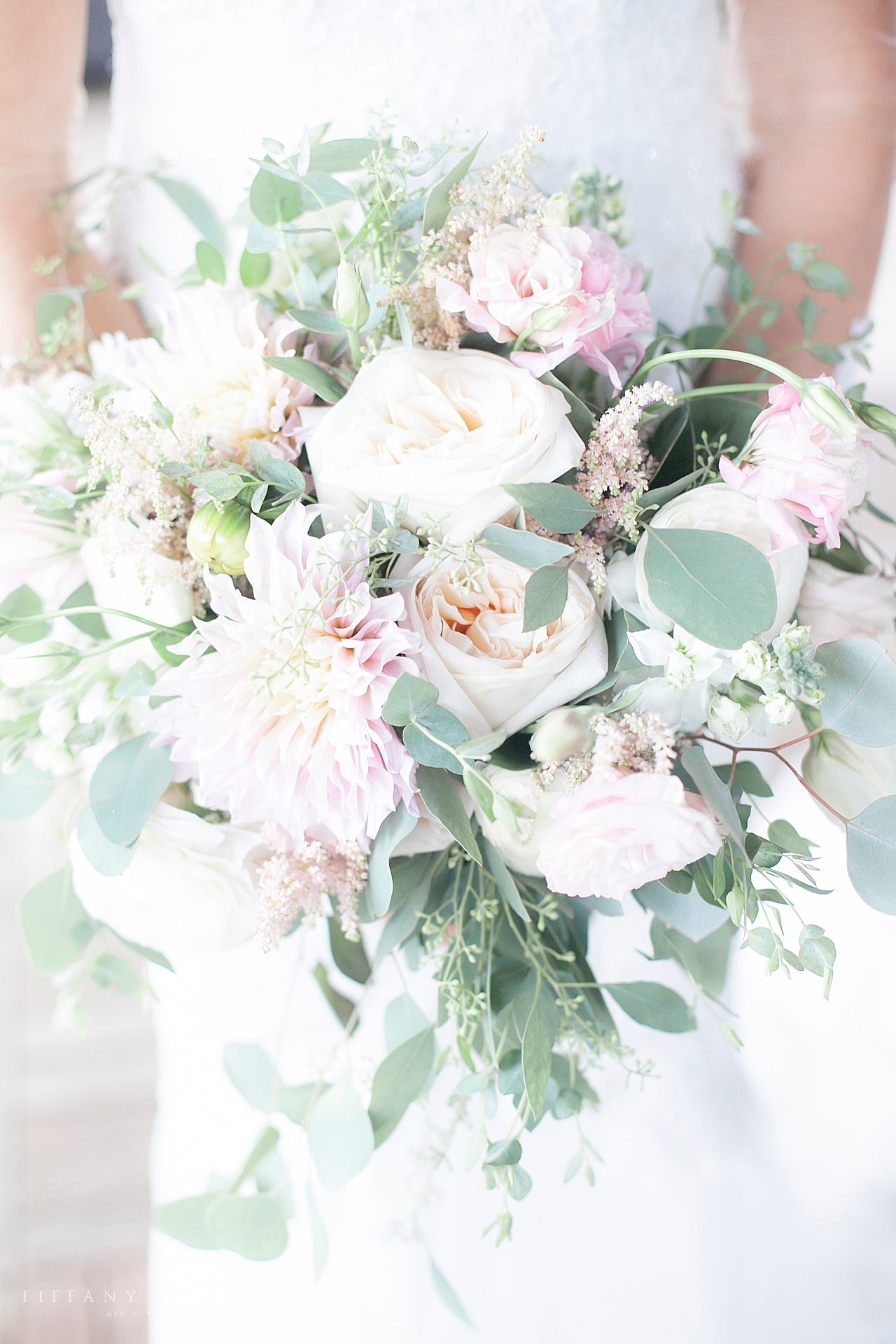 bridal bouquet photographed by wedding photographer Tiffany Wayne Photography in NY 