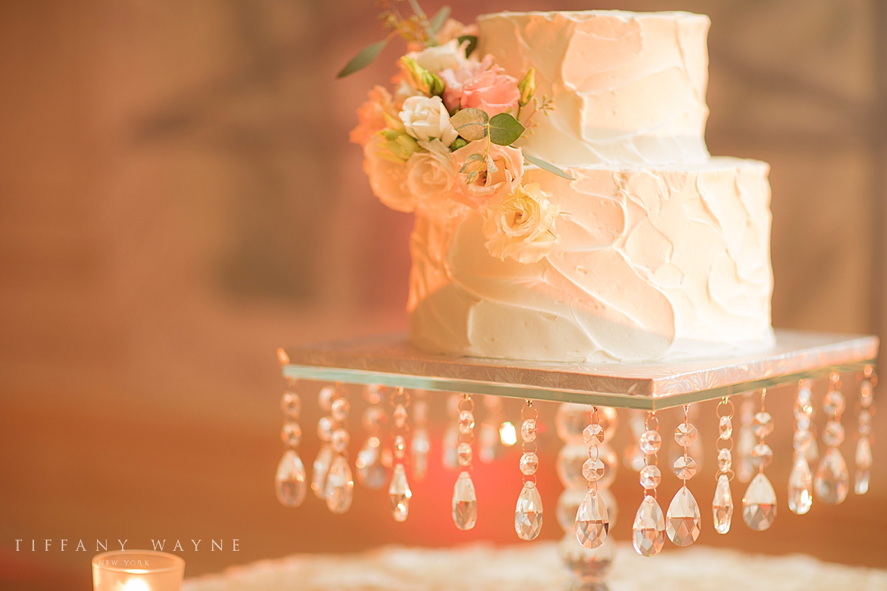 elegant cake photographed by wedding photographer Tiffany Wayne Photography