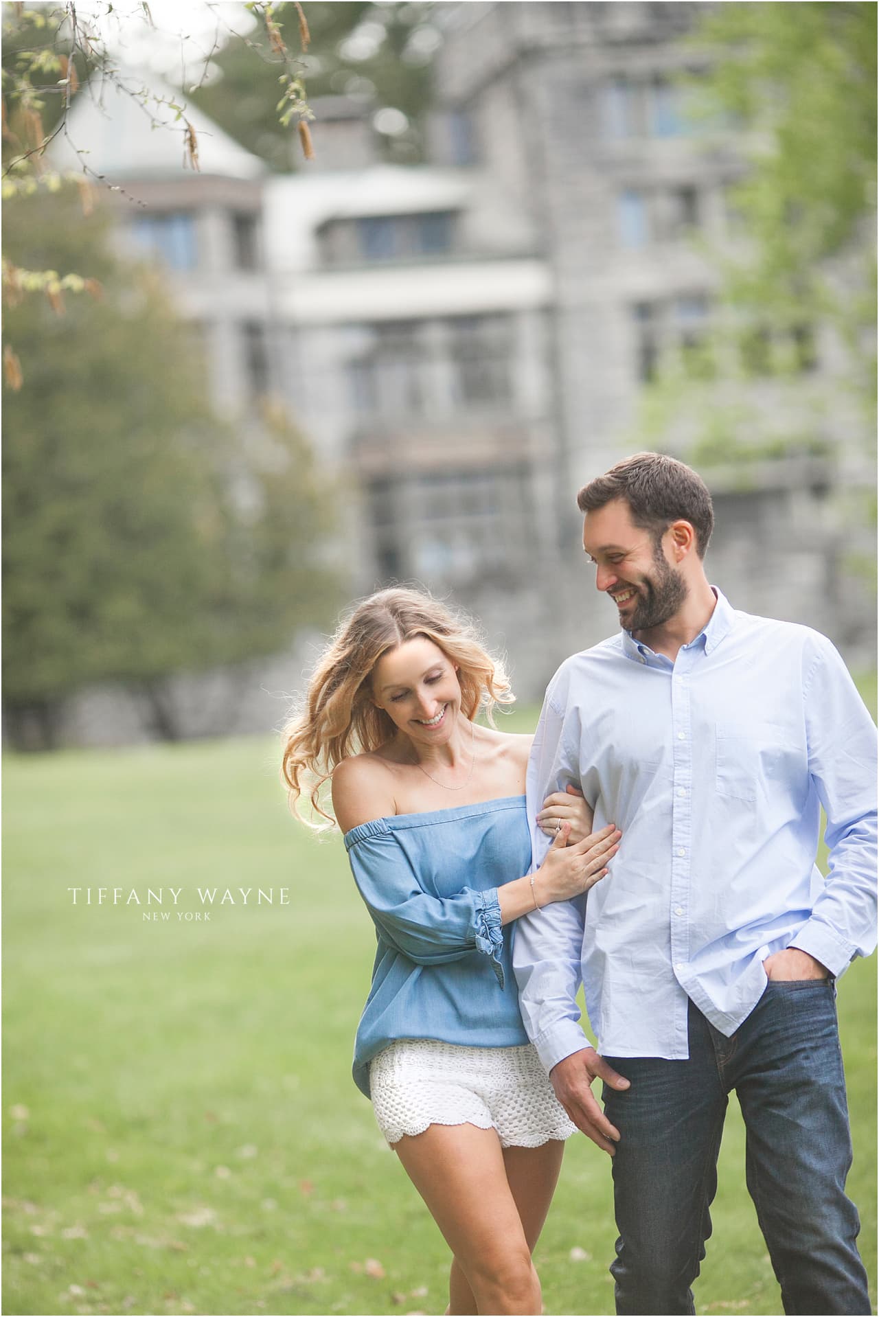  Yaddo Gardens engagement session casual