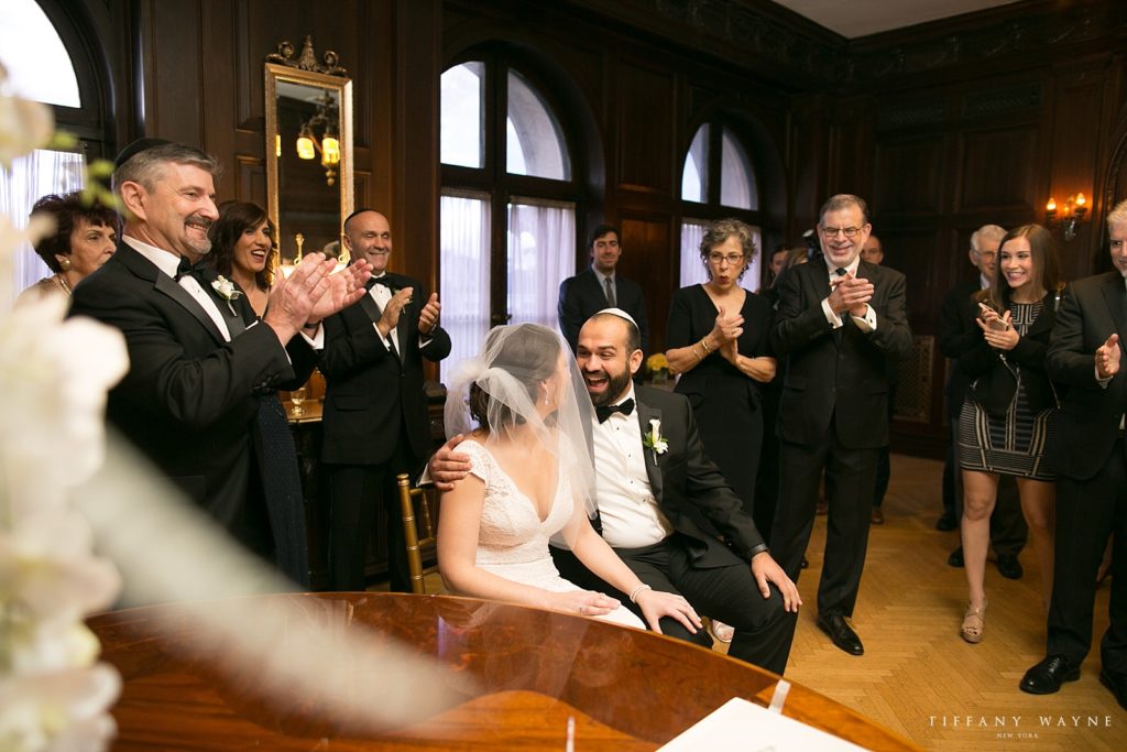 bride and groom are married photographed by Tiffany Wayne, New York wedding photographer